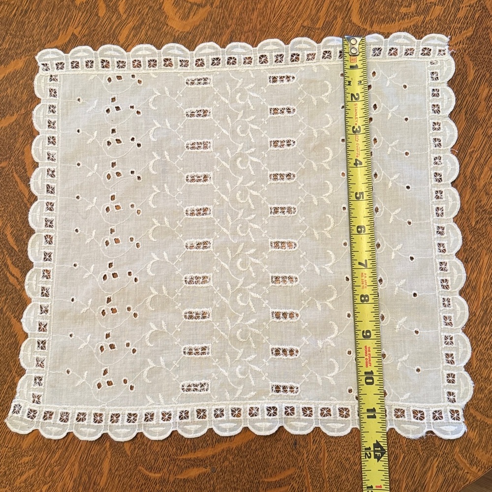 Cotton Cloth Doily-White - Picture 10 of 10
